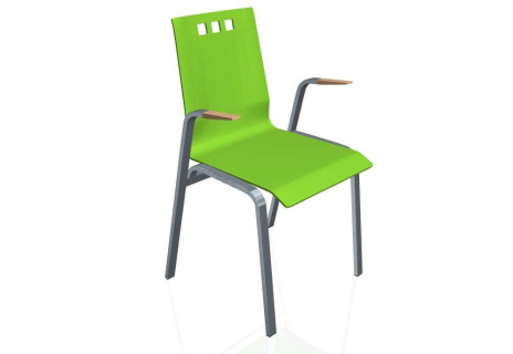Konferenční židle BERNI BEZ ČALOUNĚNÍ PODRUČKY