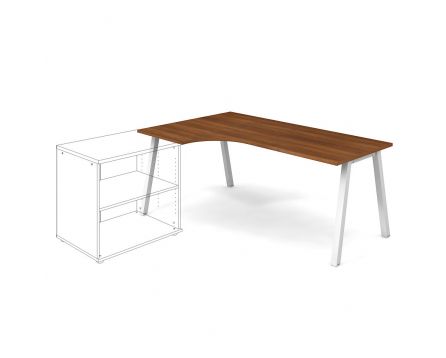 Stůl ergo 180 x 120 cm, pravý UE A 1800 60 P