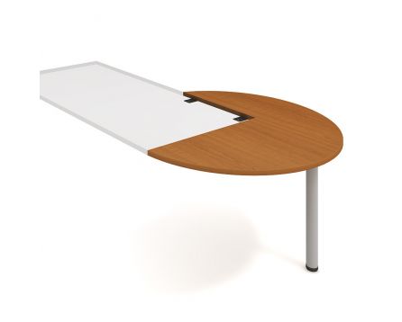 Stůl jednací pravý podél ø 120 cm CP 22 P P