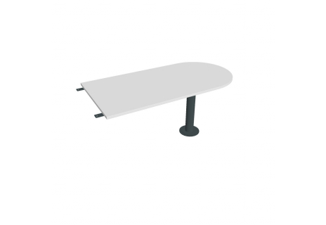 Stůl jednací délky 160 cm ukončený obloukem CP 1600 3