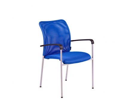 Jednací židle, DK 90, modrá TRITON GRAY