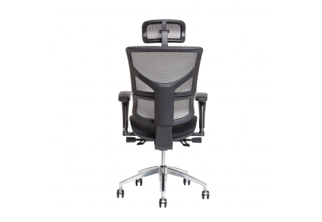 Kancelářská židle s podhlavníkem, IW-04, modrá MEROPE SP