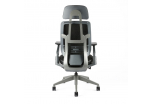 Kancelářská židle potah mesh s podhlavníkem, A-10 černá KARME MESH