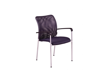 Jednací židle, DK 90, modrá TRITON GRAY