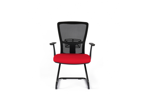 Jednací židle, TD-14, červená THEMIS MEETING