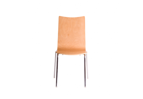 Dřevěná židle, TŘEŠEŇ/CHROM RITA