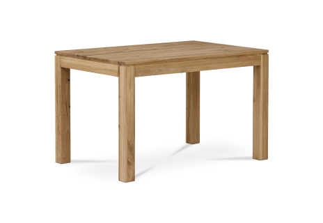 Jídelní stůl 120x80x75 cm, masiv dub, povrchová úprava olejem, nohy 8x8 cm