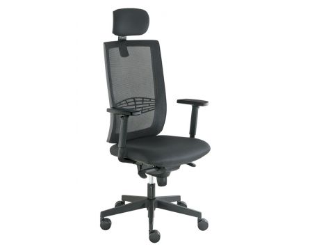 Kancelářská židle KENT SÍŤ S 3D PODHLANÍKEM